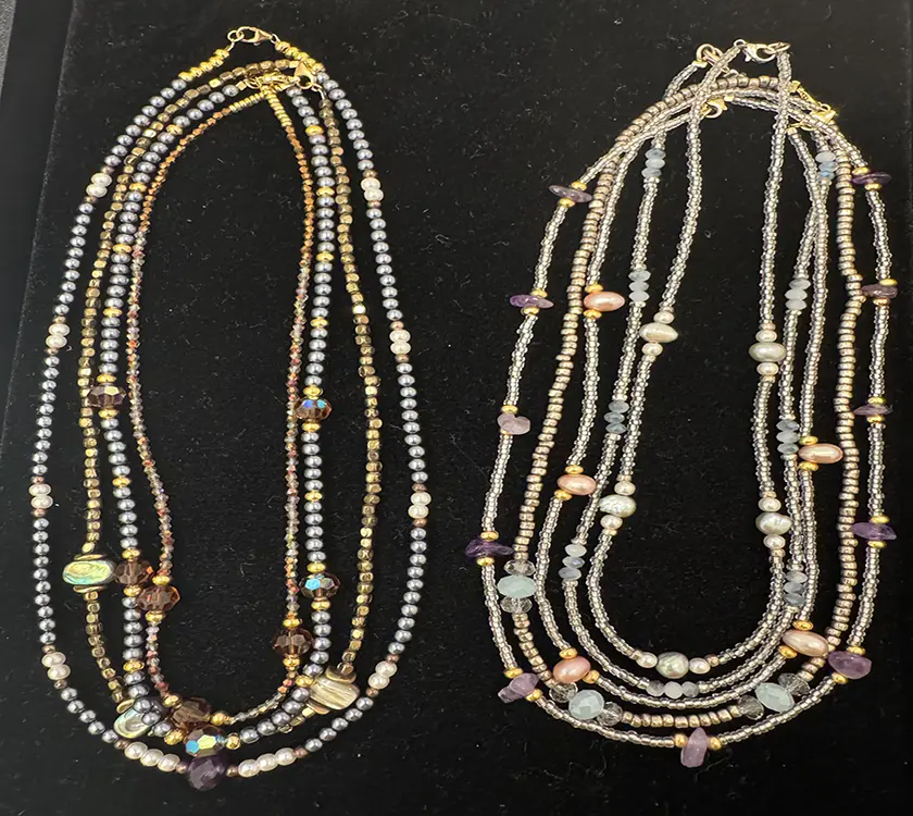 Handcrafted artisan necklaces by Shunamite Concepts